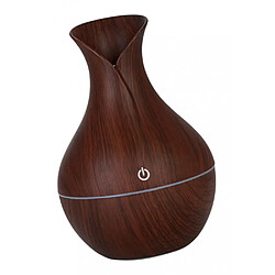 Diffuseur D'huile Essentielle D'humidificateur USB à Grain De Bois, 130 Ml D'huile De Café