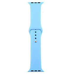 Avis Wewoo Pour Apple Watch Series 5 & 4 40 mm / 3 & 2 & 1 38 mm Bracelet de montre en silicone bleu