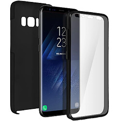 Acheter Avizar Coque Galaxy S8 Plus Protection Avant Silicone + Arrière Polycarbonate - Noir