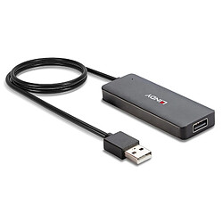 Hub USB LINDY 42986 Noir