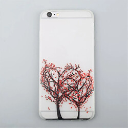 Universal Étui lumineux pour iPhone Tree Flowers Bling Cover Protective Phone Shell