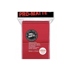 Ultra Pro 84516 Standard Pro Matte card Sleeves 100 Pack-Rouge