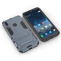 Wewoo Coque antichoc PC + TPU pour Hu(2019), avec support (bleu marine)