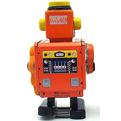 Avis Universal Retro Children Toy Tin Robot Roll Up Toy Home Collection Retro Process Square Robots