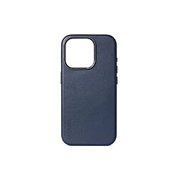 Decoded Coque pour Apple iPhone 15 Pro Max MagSafe en Cuir Pleine Fleur Ultra-Résistant Bleu marine