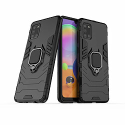 Coque en TPU élégant avec béquille noir pour votre Samsung Galaxy A31