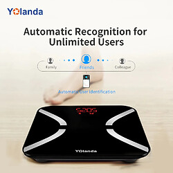 Avis Universal CS20M Intelligent Body Weight Balance Bluetooth Electronic Digital Body Fat Balance 11 Body Composition IOS Application | Balance de salle de bain