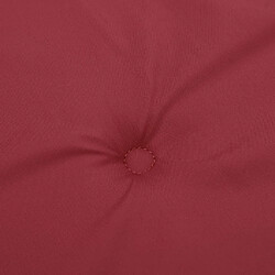 Maison Chic Coussin Confort | pouf | Coussin de banc de jardin rouge bordeaux 120x50x3 cm -GKD81152 pas cher