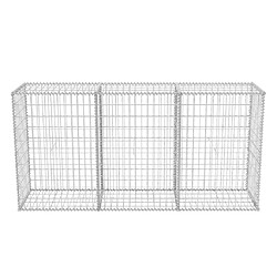 Avis vidaXL Panier de gabion Acier galvanisé 200x50x100 cm