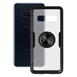 Coque avec Anneau Galaxy S10e KSIX 360 Ring Transparent