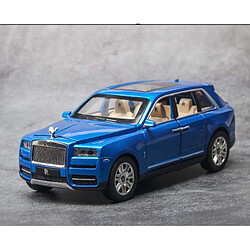 Universal Rouleau en alliage 1/24 Roiscurignan modèle de 4x4 voiture jouet moulée sous pression simulation son et lumière tirée en arrière(Bleu)