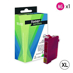 TONER SERVICES Compatible Epson 18XL/T1813 Cartouche Magenta C13T18134010 (Pâquerette)