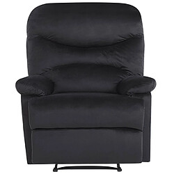 Acheter Beliani Fauteuil ESLOV Velours Noir