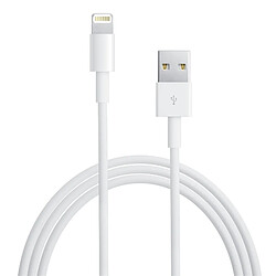 Acheter Wewoo Câble blanc pour iPhone 8/8 Plus, 7 & 7 Plus, 6 & 6 Plus, 5 & 5S & 5C, parfaitement soutenir iOS 9.0 périphérique, longueur: 1m Super qualité multibrins TPE Matériel USB Sync Données / de charge