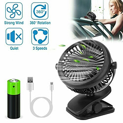 Mini Ventilateur Clip Usb sur Ventilateur de Bureau Poussette Portable Clip sur Ventilateur de Landau