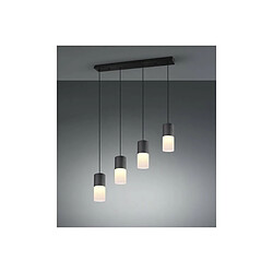 TRIO LIGHTING Suspensions Robin Noir mat 4x28W E27