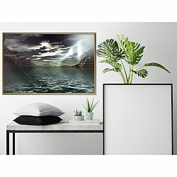 Paris Prix Affiche Murale Encadrée Storm over the Canyon 90 x 60 cm Or