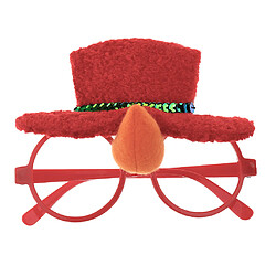 Avis noël ornements lunettes cadres décor fête jouet enfants cadeaux grand chapeau