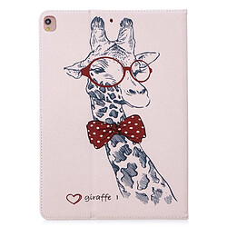 Avis Etui en PU impression de motifs avec support girafe pour votre Apple iPad 10.2 (2019)