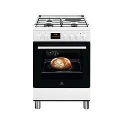 Acheter Cuisinière mixte a 54l 4 feux blanc - lkm648588w - ELECTROLUX