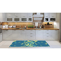 Alter Tapis de cuisine, 100% Made in Italy, Tapis antitache avec impression numérique, Tapis antidérapant et lavable, Modèle Efrem, cm 140x52