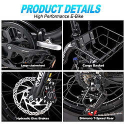 Vélo électrique KETELES KF9 - Moteur 1000W - Batterie Samsung 48V 35 Ah - Portée 200 km - Frein hydraulique pas cher