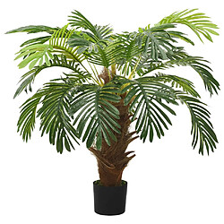 vidaXL Palmier Cycas artificiel avec pot 90 cm Vert