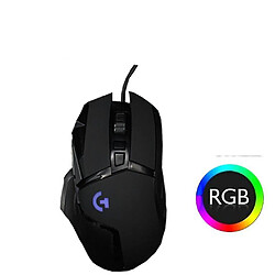 Avis Universal Maison de jeu filaire ergonomique 7 Button G502 USB Computer Mouse RVB Gamer MICE X7 Anti-Sweat avec LED