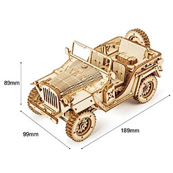 Avis RedMiter Puzzle 3D En Boîte ROKR Army JEEP 369 pièces