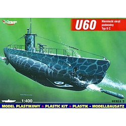 Deutsches U-Boot U 60 Typ II C - 1:400e - Mirage Hobby