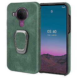 Coque en TPU + PU anti-chocs avec béquille à anneau rotatif, vert pour votre Nokia 5.4