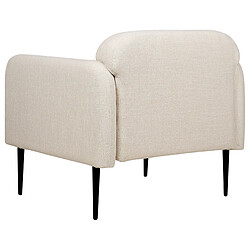 Avis Beliani Fauteuil STOUBY Lin Beige clair