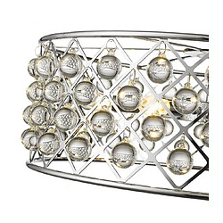 Luminaire Center Suspension en cristal SANDBANKS 6 Lumières