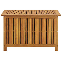 vidaXL Boîte de rangement de jardin 90x50x58 cm bois d'acacia massif