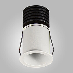 Inspired Spot, LED 3W, 2700K, 210lm, IP54, Blanc Sable, Découpe : 35mm, Driver Inclus, 3 ans de Garantie