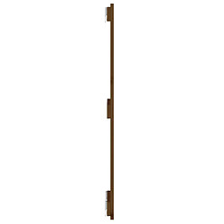 Acheter vidaXL Tête de lit murale Marron miel 82,5x3x90 cm Bois massif de pin