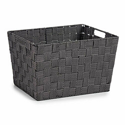 Acheter Kipit Panier Noir Tissu 10 L (25 x 20 x 35 cm) (12 Unités)