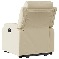 Acheter Maison Chic Fauteuil Relax pour salon, Fauteuil inclinable électrique crème tissu -GKD69628