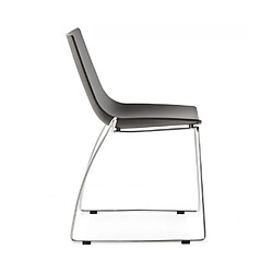 Avis Mes Chaise repas empilable 58x54x83 cm en polypropylène noir