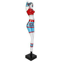 Figurine Féminine Kuatéh Kristen 19x15x101 cm Multicolore