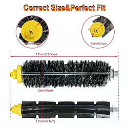 Accessoires d'aspirateur de remplacement, poils et brosse de batteur Flexible pour IRobot Roomba série 600 680 660 655 651 650