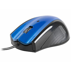 Tracer Dazzer Blue USB souris Optique Ambidextre Noir, Bleu (Mouse wired optical TRACER Dazzer Blue USB)