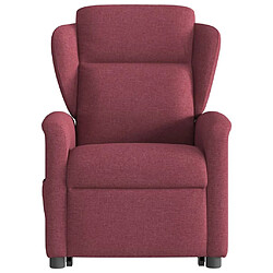 Acheter vidaXL Fauteuil inclinable rouge bordeaux tissu