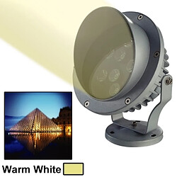 Wewoo Projecteur LED blanc 6W / 480LM de haute qualité lampe en aluminium moulé sous pression matériel chaud de lumière de