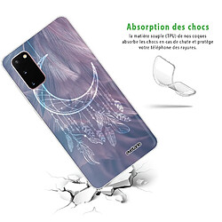 Avis Coque Samsung Galaxy S20 360 intégrale transparente Lune Attrape Rêve Ecriture Tendance Design Evetane.