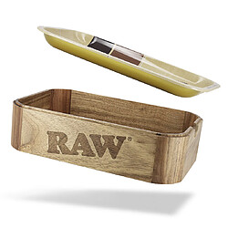 Cache Secret Box XL Raw Boîte en Bois et Plateau pour Rouler