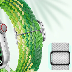 Avis Avizar Bracelet pour Apple Watch 41mm / 40mm / 38 mm Nylon Tressé Respirant vert citron