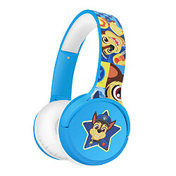 Forever Casque Bluetooth Enfant Motif Chase Pat Patrouille Autonomie 20H Bleu