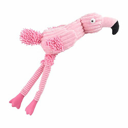 Paris Prix Peluche pour Chien Flamant Rose 46cm Rose