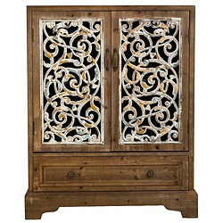 Armoire Alexandra House Living Marron Bois d'épicéa Bois MDF 38 x 102 x 83 cm pas cher